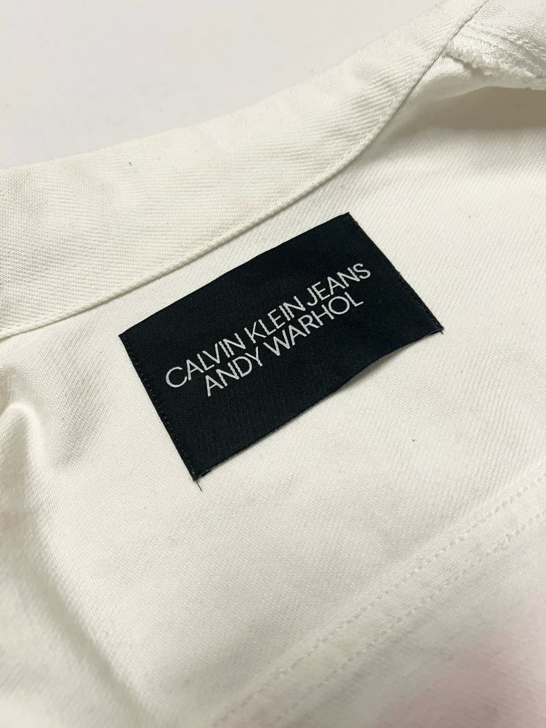 Raf Simons Calvin Klein SS2018 Andy Warhol Classic Trucker Jacket