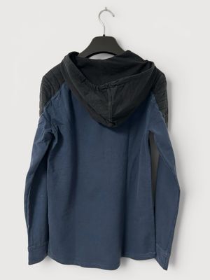 Balmain FW2015 Velvet Logo Panel Hoodie