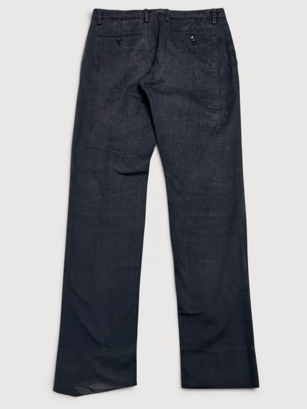 Dolce &amp; Gabbana 2000s Brad Croc Print Suit Pants