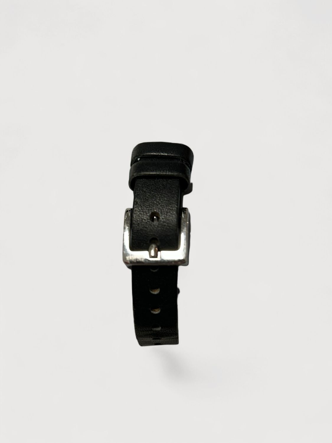 Jean Paul Gaultier “Sector Dial” Leather Strap Watch