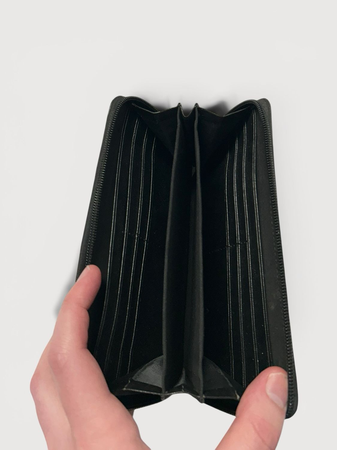 Jean Paul Gaultier Brick Embossed Zip Wallet