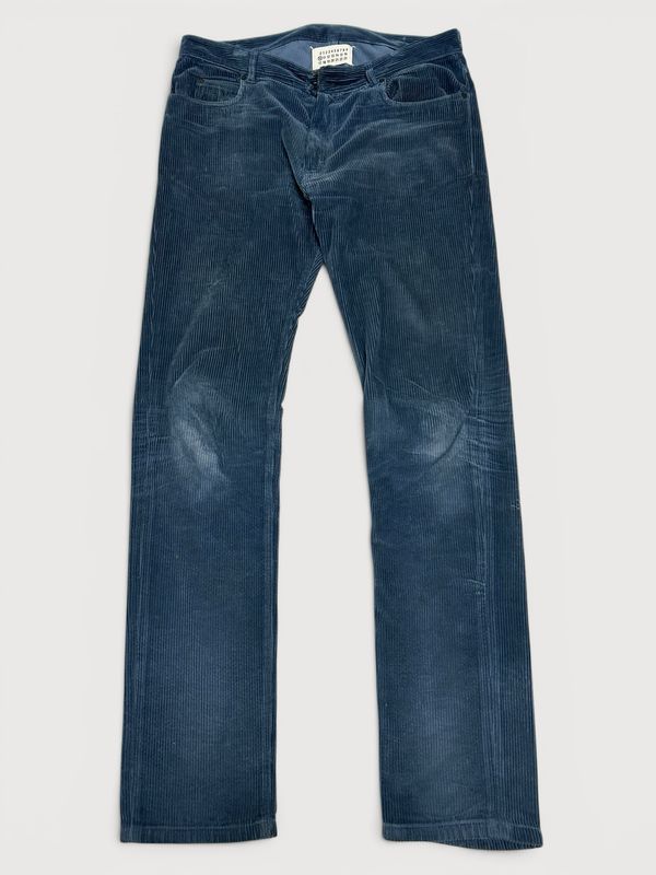 Maison Margiela  FW2015 Blue Corduroy Pants