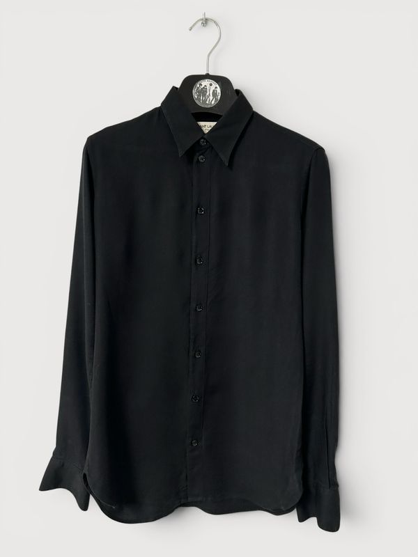 Saint Laurent Paris by Hedi Slimane  FW2016 Point Collar Wool Shirt