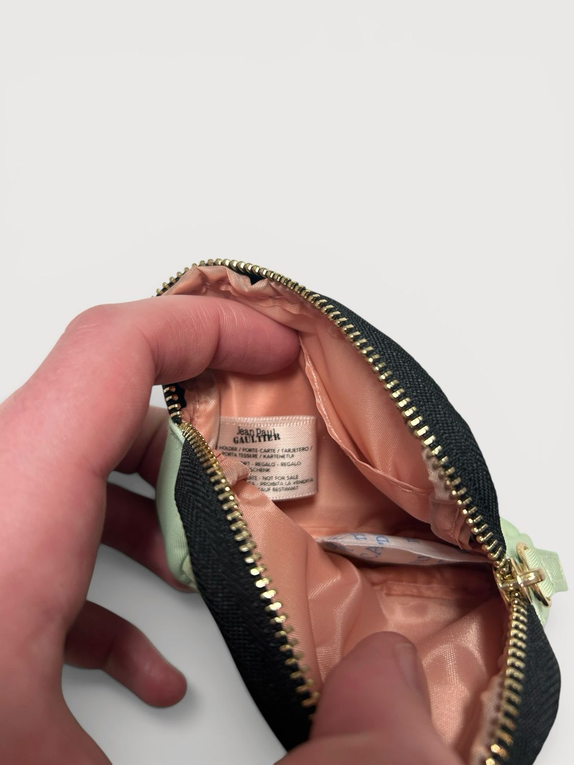 Jean Paul Gaultier Mint Utility Zip Wallet