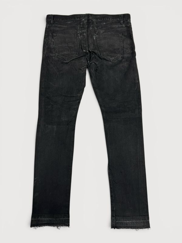 Saint Laurent Paris by Hedi Slimane  FW2015 D02 Distressed Waxed Japanese Denim