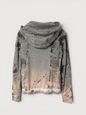 Gucci by Frida Giannini  2009 Paneled Skull Zip Hoodie