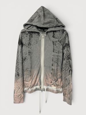 Gucci by Frida Giannini  2009 Paneled Skull Zip Hoodie