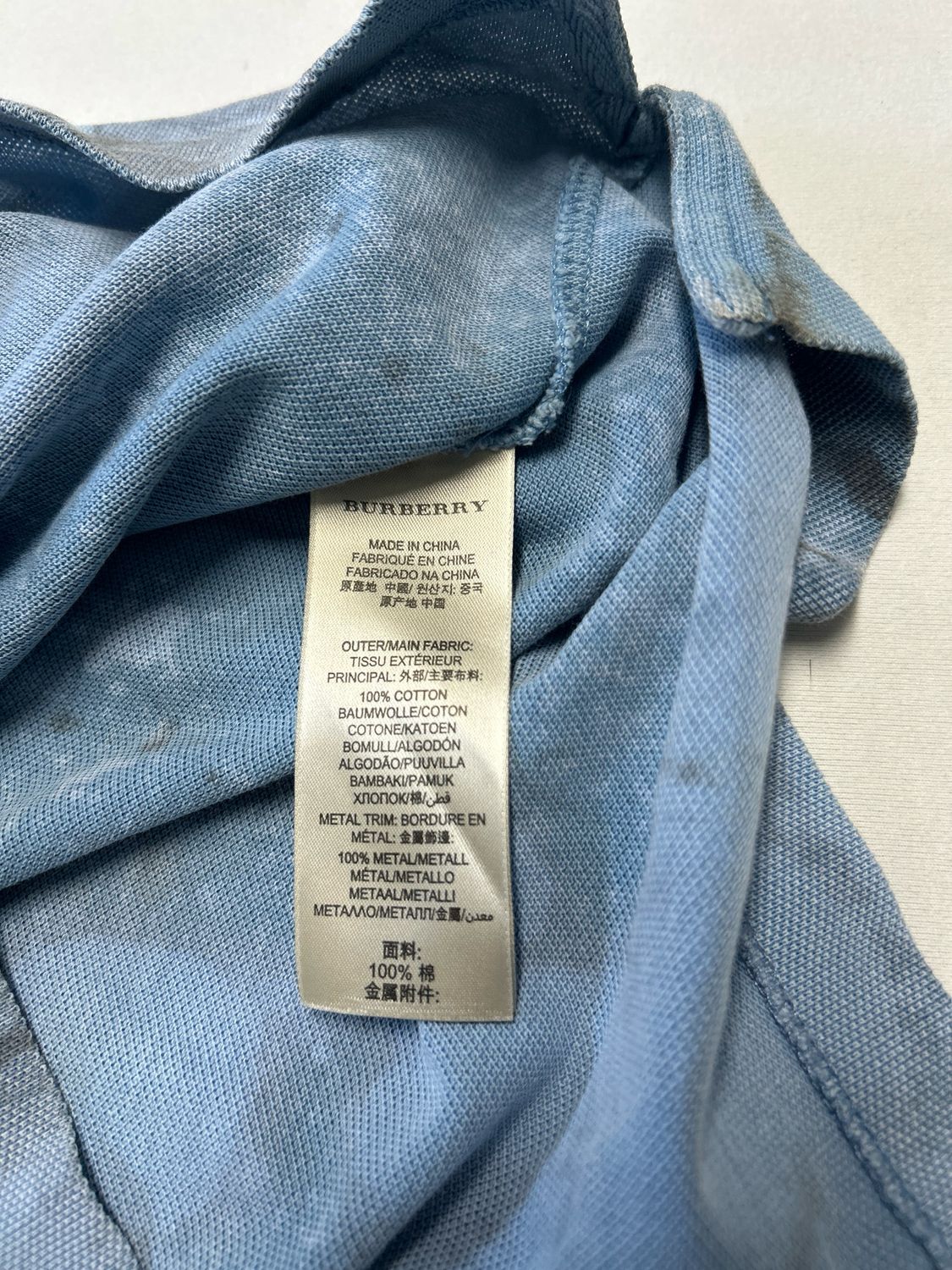 Burberry Metal Logo Polo