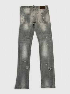 Dsquared2 by Dean &amp; Dan Caten  FW2016 Distressed Croc Washed Denim