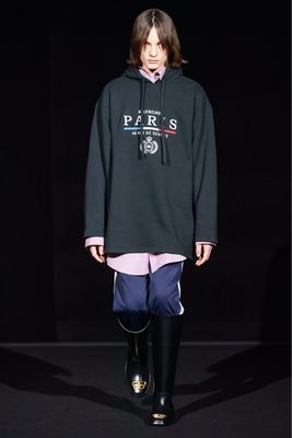 Balenciaga by Demna Gvasalia  FW2019 Paris Rue de Sèvres Hoodie