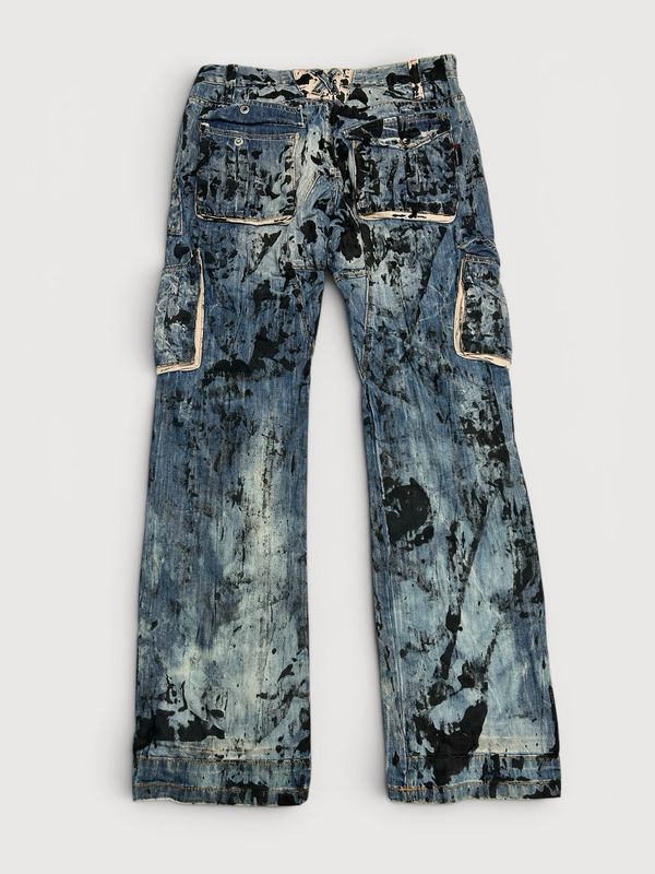Cipo &amp; Baxx  Studded Multi Pocket Carpenter Denim
