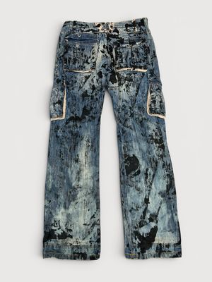Cipo &amp; Baxx  Studded Multi Pocket Carpenter Denim