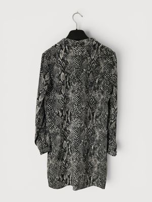 Saint Laurent Paris by Hedi Slimane  SS2013 Sample Python Print Half Placket Silk Shirt