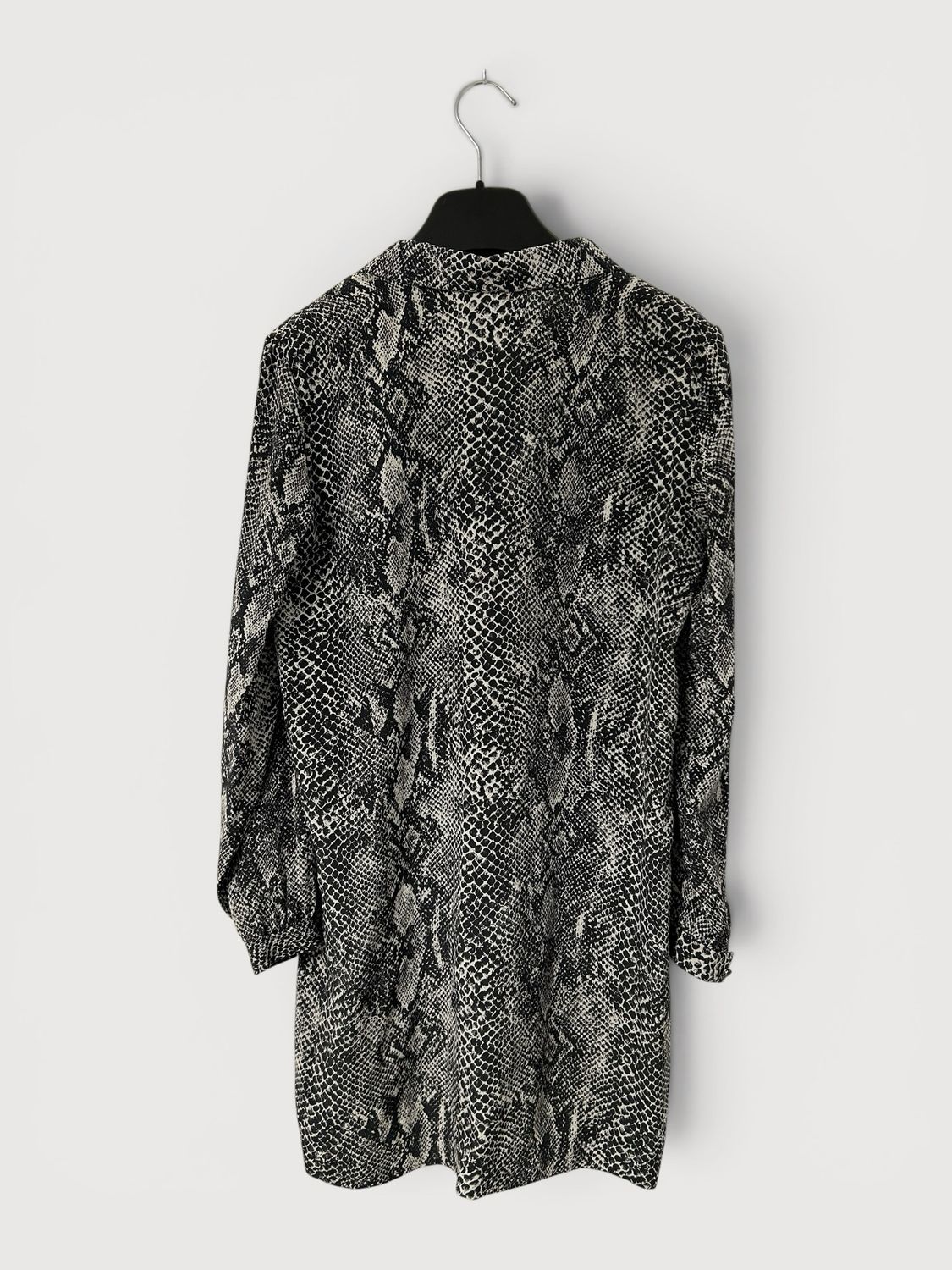 Saint Laurent Paris by Hedi Slimane  SS2013 Sample Python Print Half Placket Silk Shirt