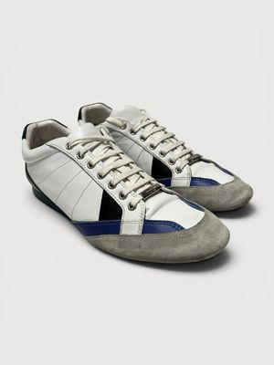 Dior Homme by Kris Van Assche 2009 B83 Panelled Leather &amp; Suede Sneaker