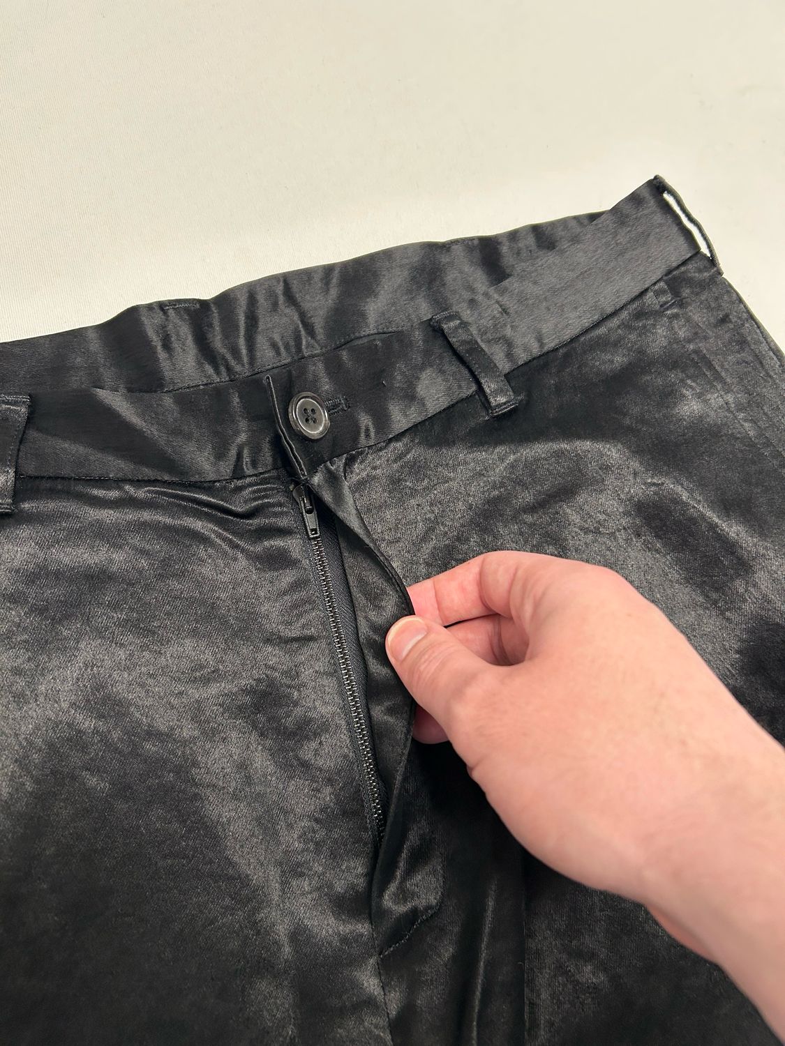 Ann Demeulemeester  Silk Trousers