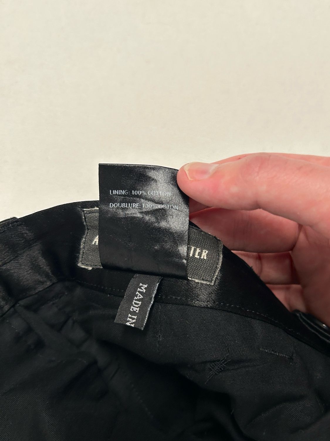 Ann Demeulemeester  Silk Trousers