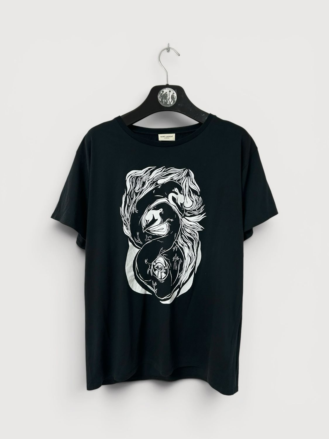 Saint Laurent Paris by Hedi Slimane  SS2013 Grimes Capsule Snake Tee