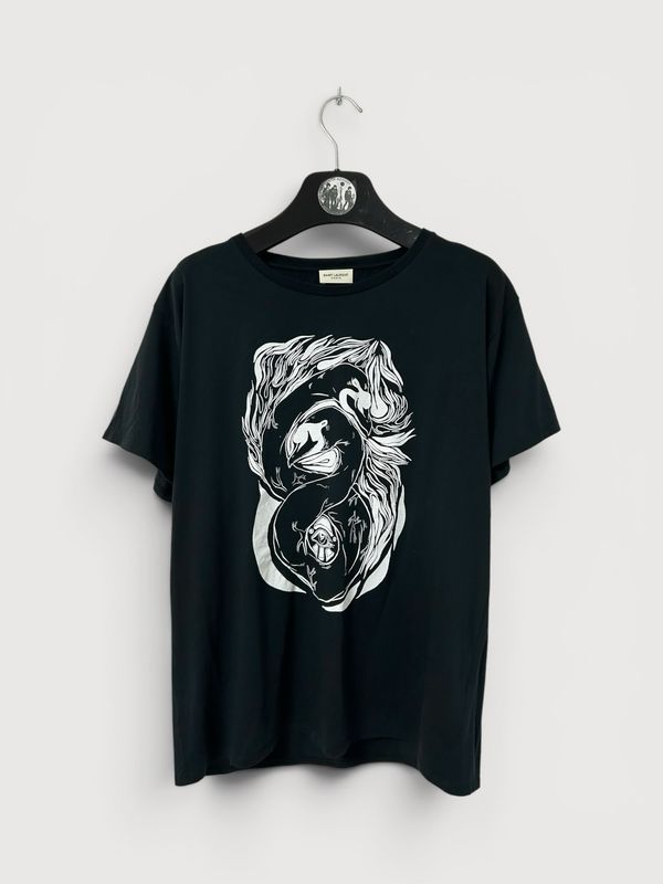 Saint Laurent Paris by Hedi Slimane  SS2013 Grimes Capsule Snake Tee