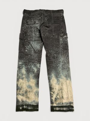 Dirk Bikkembergs Sport Couture  FW2007 Bleached Splatter Cargo Pants