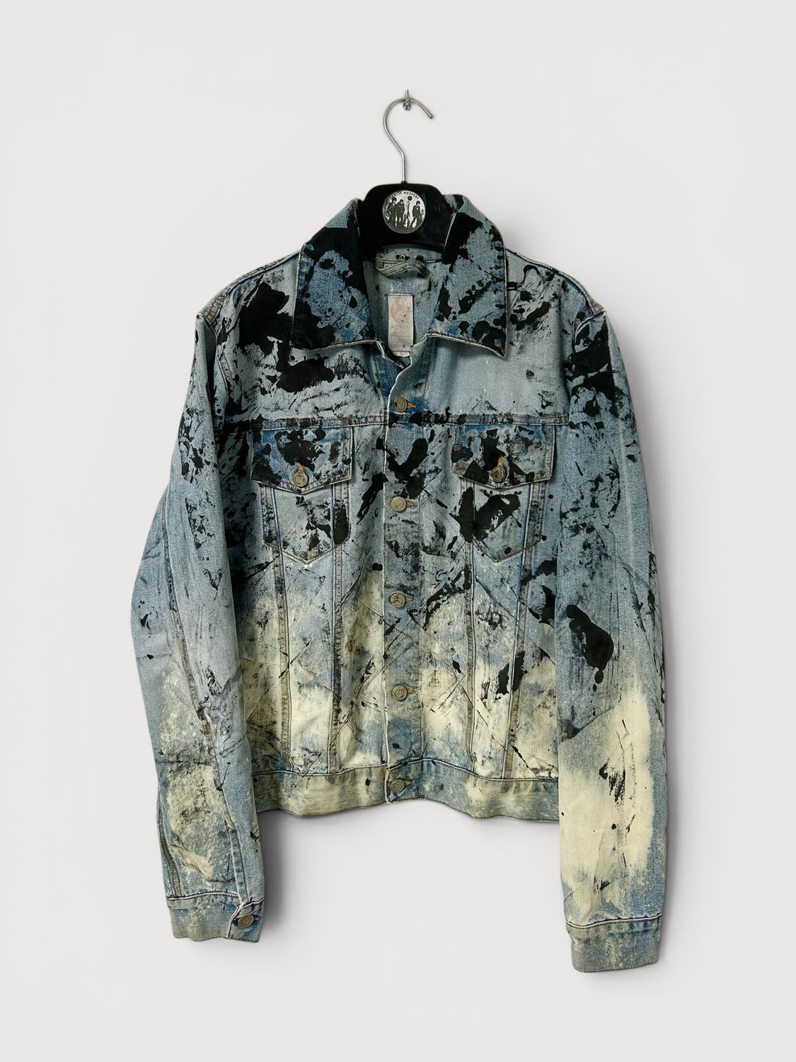 Acne Studios ca. 1998 Action Jeans Painted Denim Jacket