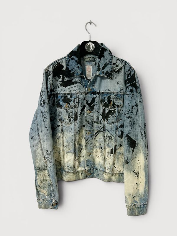 Acne Studios ca. 1998 Action Jeans Painted Denim Jacket