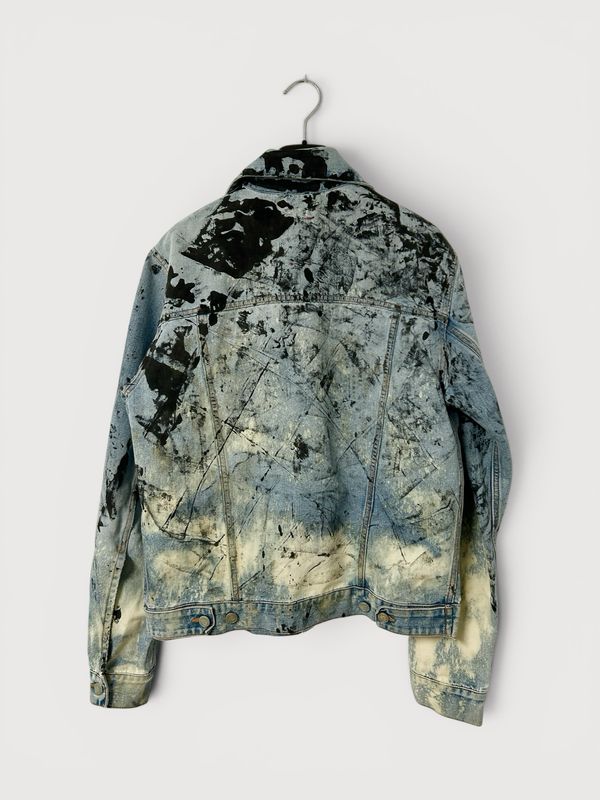 Acne Studios ca. 1998 Action Jeans Painted Denim Jacket