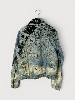 Acne Studios ca. 1998 Action Jeans Painted Denim Jacket