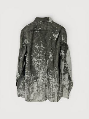 Gucci  SS2013 Paint Splatter Striped Shirt