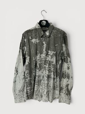 Gucci  SS2013 Paint Splatter Striped Shirt