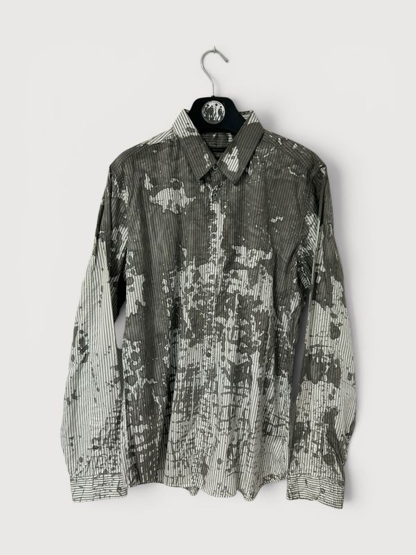 Gucci SS2013 Paint Splatter Striped Shirt Gucci SS2013 Paint Splatter Striped Shirt