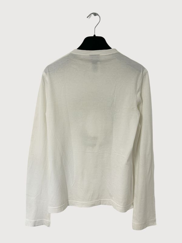 Cavalli 2000s “Poker Girl” V-Neck Longsleeve