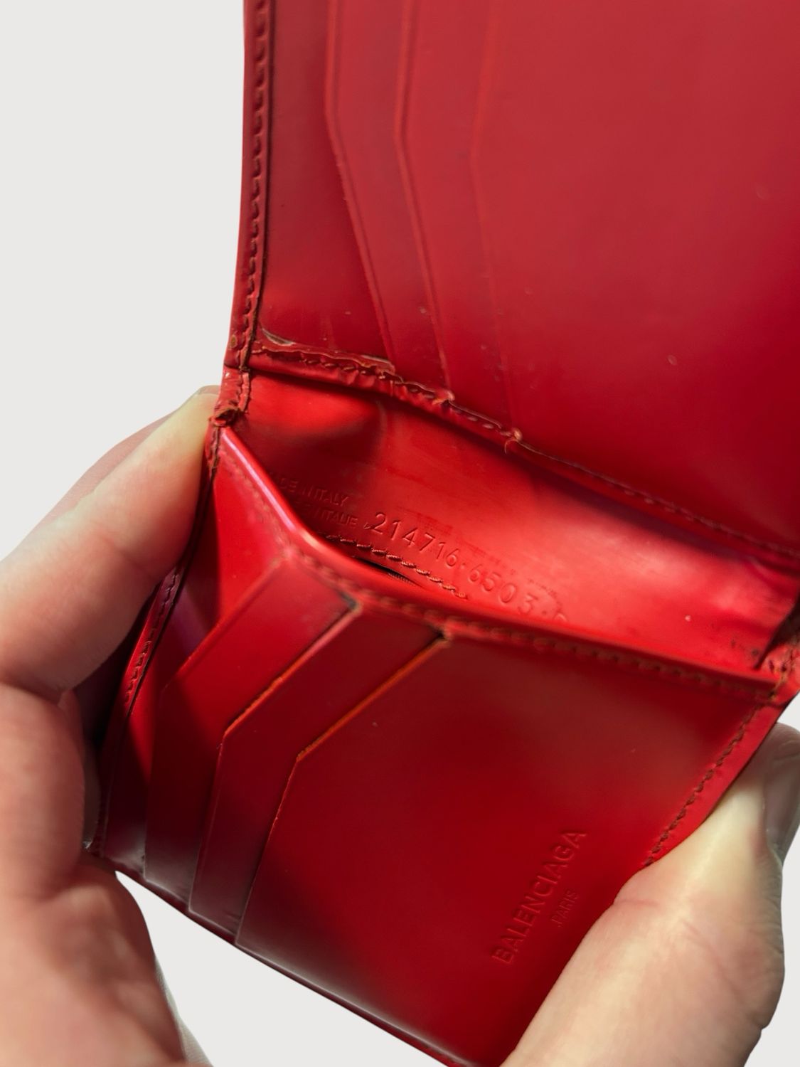 Balenciaga Studded Leather Wallet