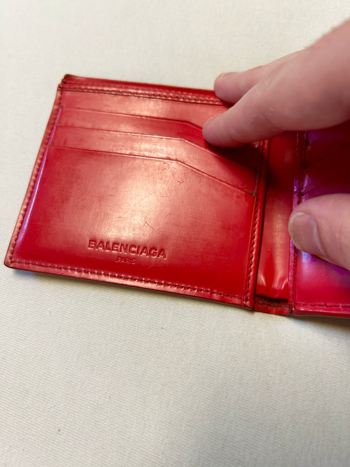 Balenciaga Studded Leather Wallet