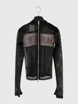 Hood By Air by Shayne Oliver  SS2017 Hustler Mesh Zip Top