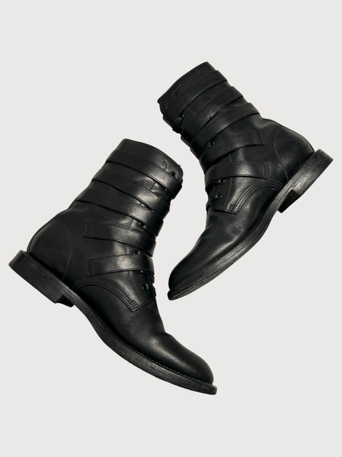 Saint Laurent Paris by Hedi Slimane FW2013 Bondage Ranger Boot