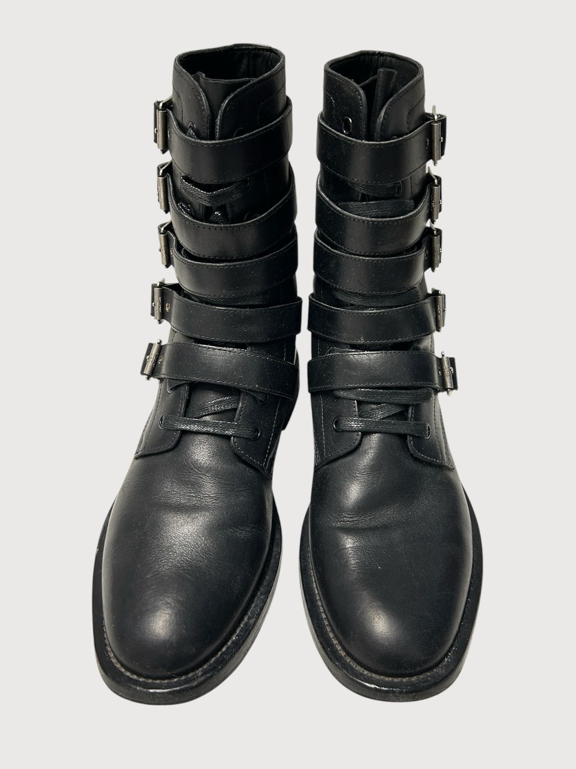 Saint Laurent Paris by Hedi Slimane FW2013 Bondage Ranger Boot