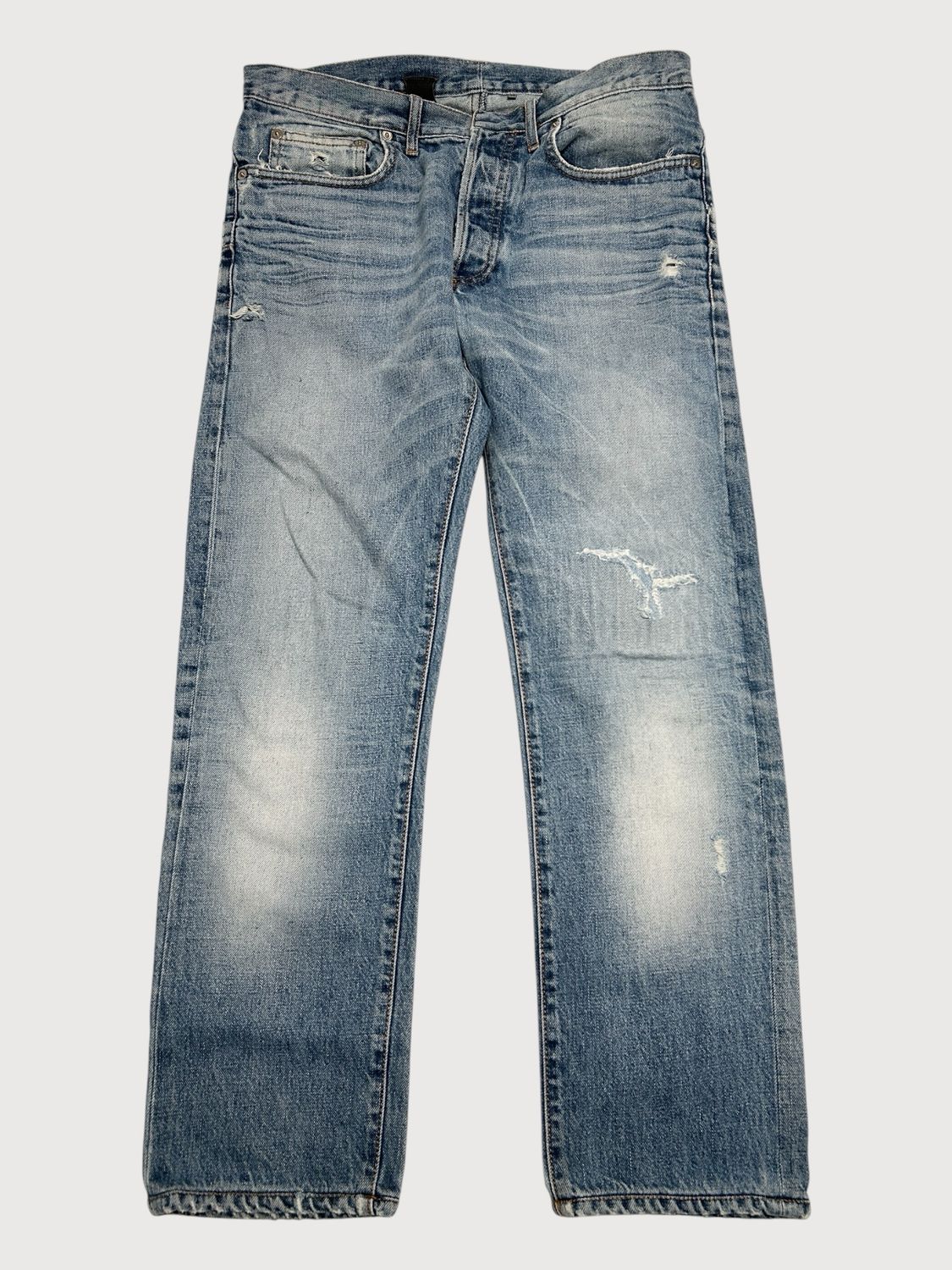 Dior Homme by Kris Van Assche  FW2010 Whiskered Repaired Denim