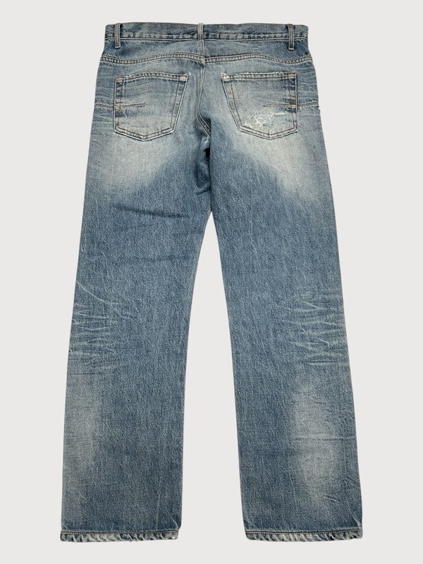 Dior Homme by Kris Van Assche  FW2010 Whiskered Repaired Denim