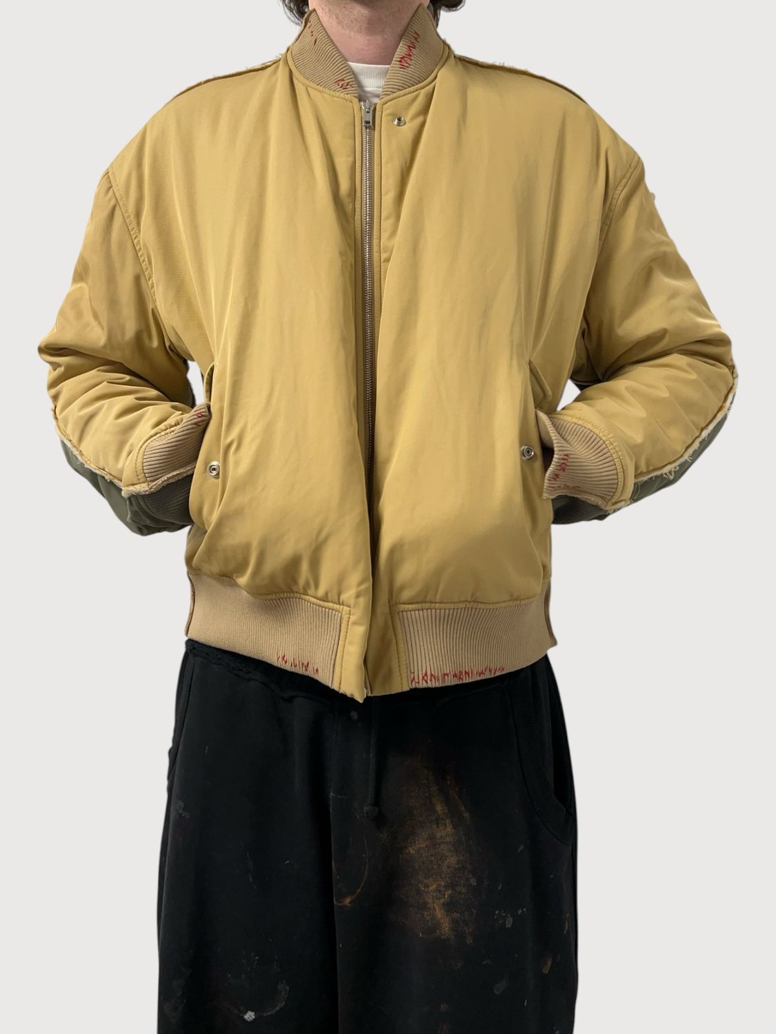 Marni by Francesco Risso  FW2024 50/50 Split Bomber Jacket