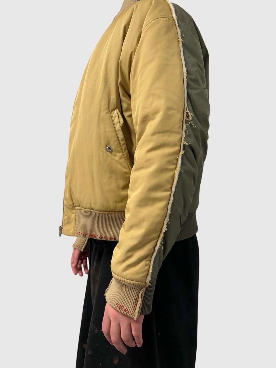 Marni by Francesco Risso  FW2024 50/50 Split Bomber Jacket