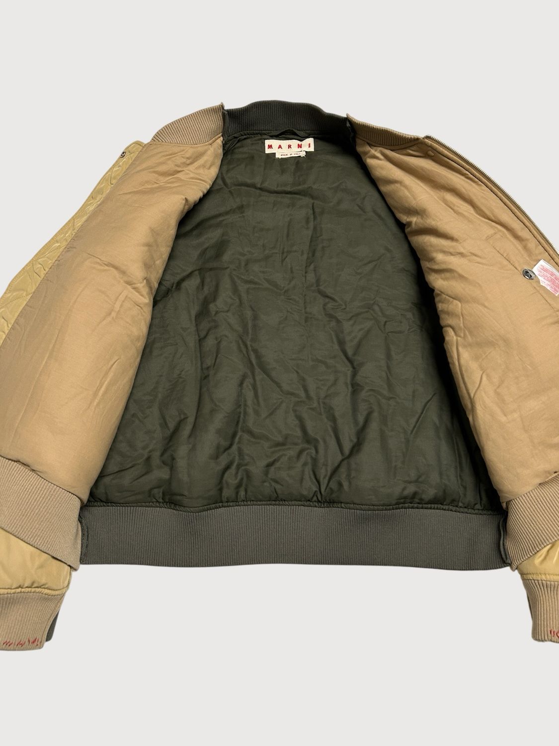 Marni by Francesco Risso  FW2024 50/50 Split Bomber Jacket