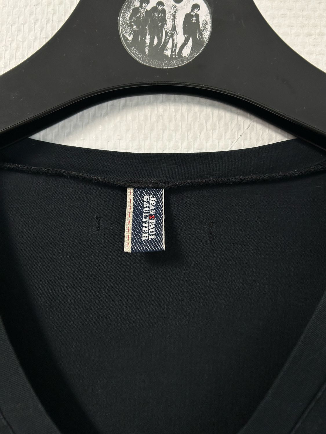 Jean Paul Gaultier Rhinestone “JPG Starburst” V-Neck Long Sleeve