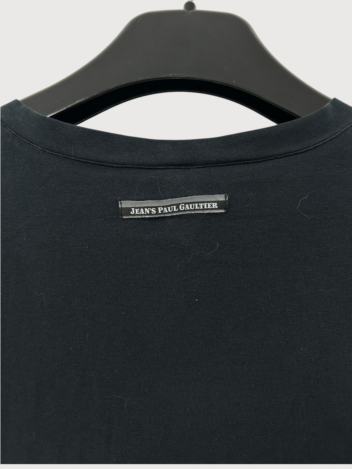 Jean Paul Gaultier Rhinestone “JPG Starburst” V-Neck Long Sleeve