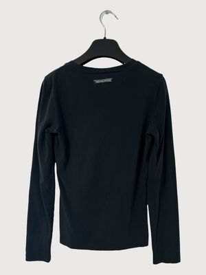 Jean Paul Gaultier Rhinestone “JPG Starburst” V-Neck Long Sleeve