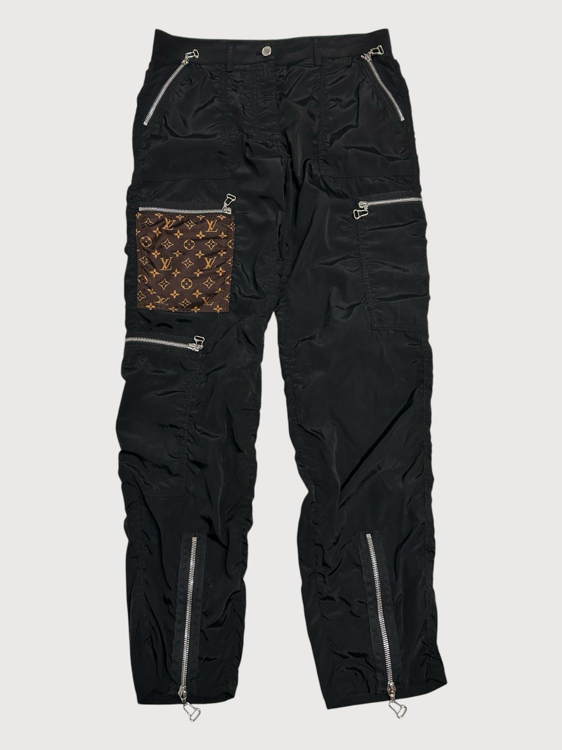 Louis Vuitton by Virgil Abloh  RW2020 Monogram Utility Zip Cargo Pants