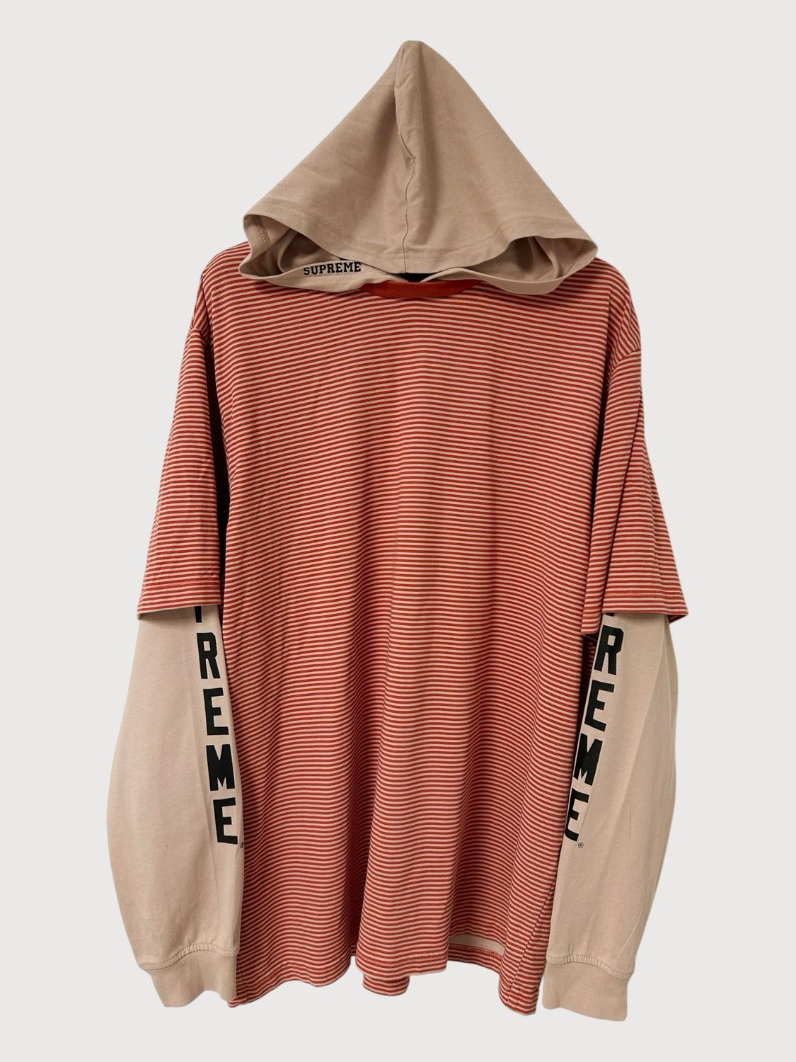 Supreme  SS2024 Layered Hooded Stripe Longsleeve