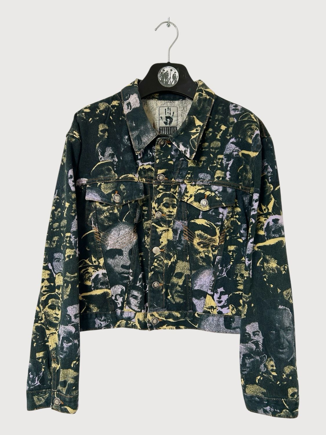Jean Paul Gaultier  FW1992 “Foule Faces” Denim Trucker Jacket