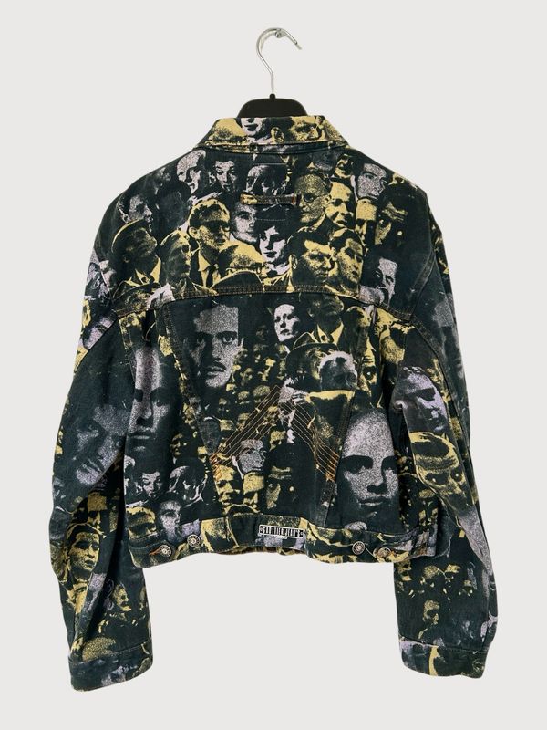 Jean Paul Gaultier  FW1992 “Foule Faces” Denim Trucker Jacket