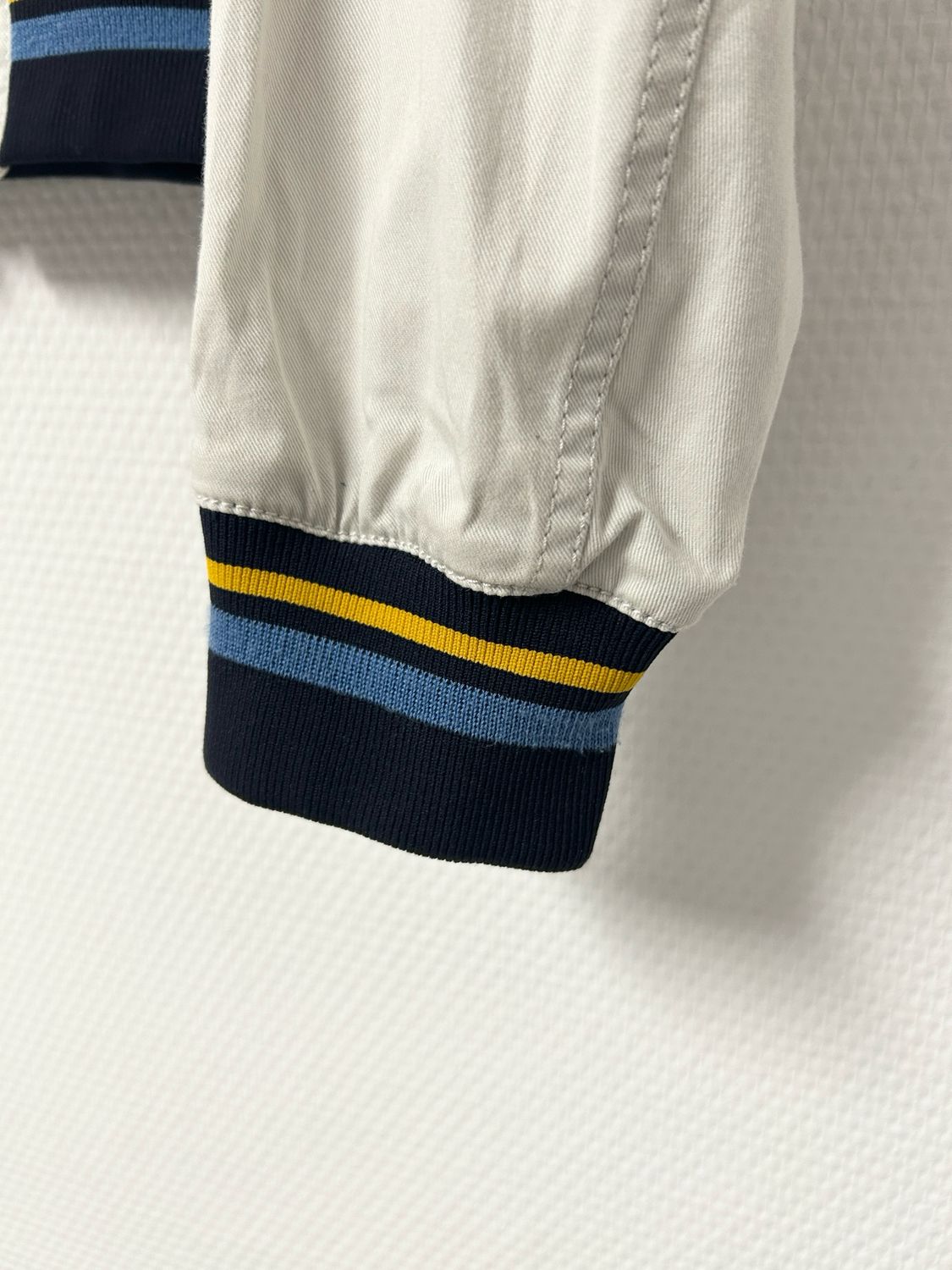 Prada 2003 Striped Rib Bomber Jacket